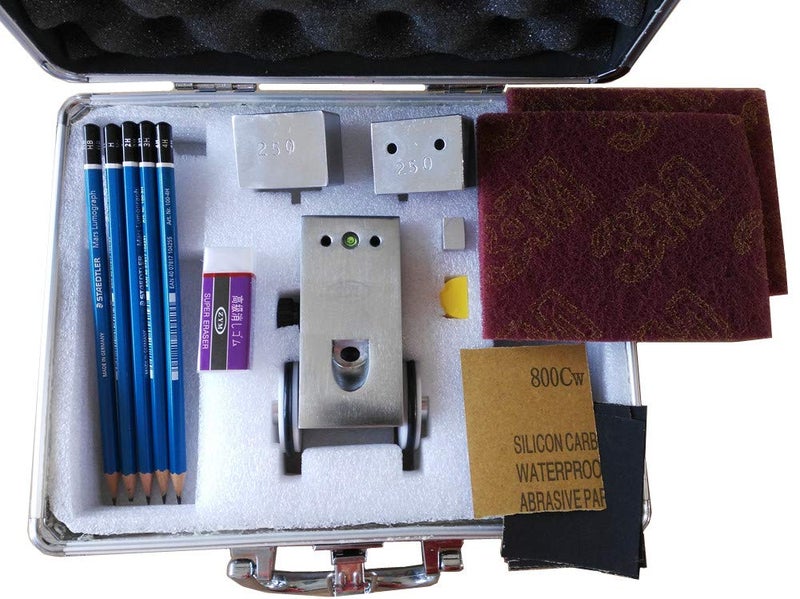 GLTL Pencil Hardness Tester ASTM D3363 with Two Test Load and A Set of Pencils (Aluminum case) - Image 3